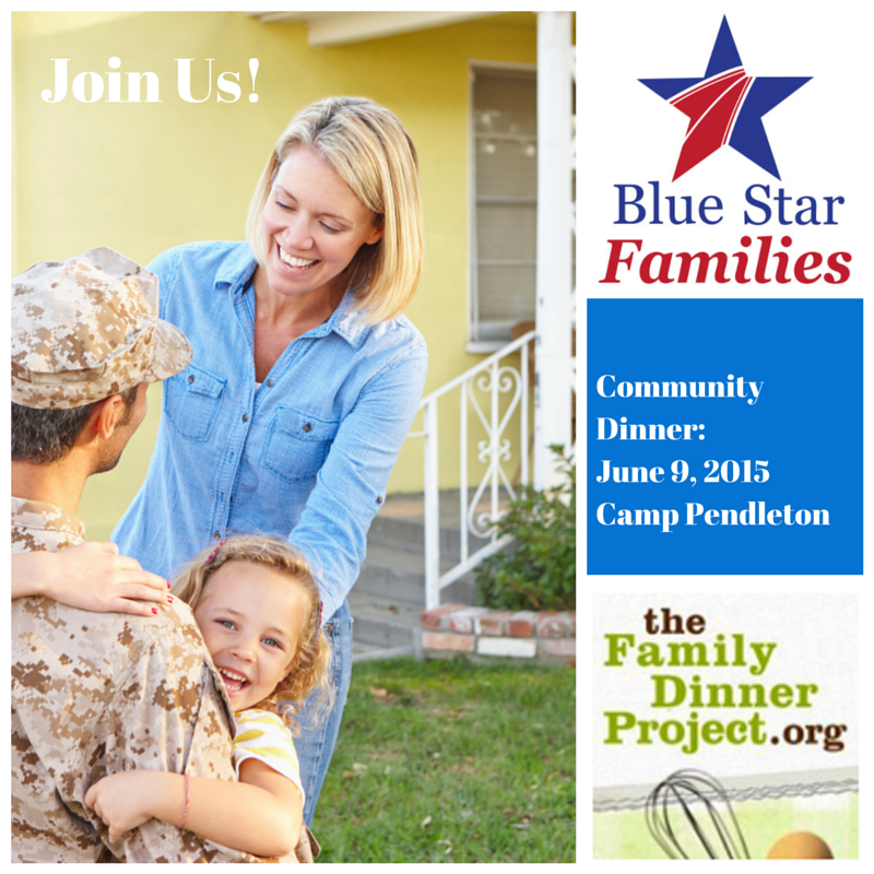 [:en]Camp Pendleton Dinner with Blue Star Families[:]