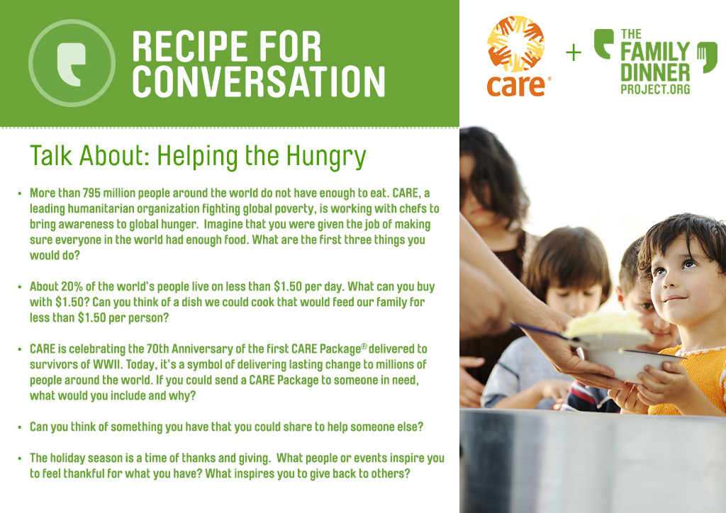 FDP Joins CARE for a Virtual Potluck