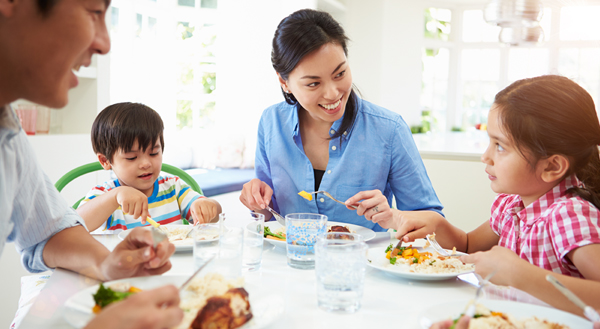 Being Aware at Family Dinner