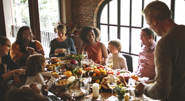 Thanks and Giving at the Dinner Table